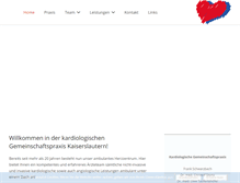 Tablet Screenshot of kardiokl.de